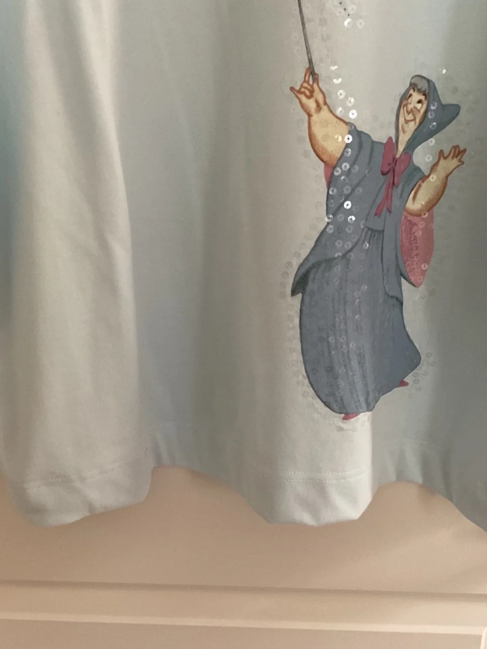 2025 Disney Parks Cinderella 75th Anniversary Long Sleeve Shirt W/ Sequins - Picture 7 of 7